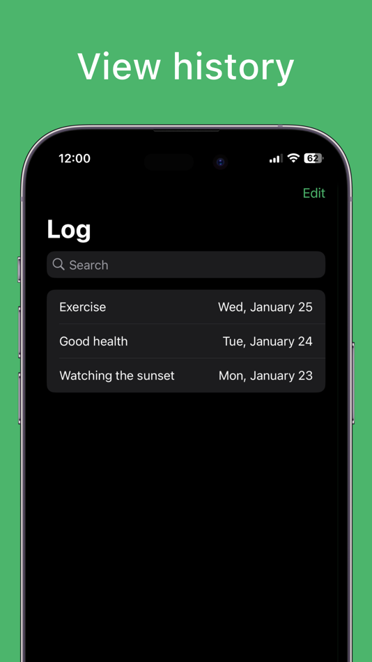 #2. Gratitude Log (iOS) By: Giorgio Network, LLC