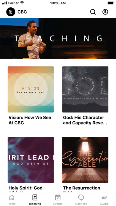 Crossroads Bible Church App Screenshot