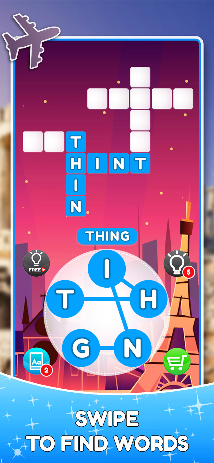 Word Travels Crossword Puzzle