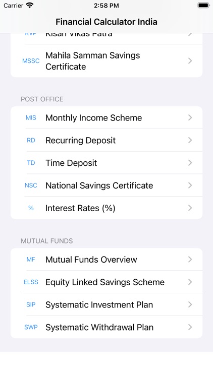 Financial Calculator India App