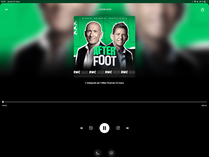 RMC Radio podcast actu foot