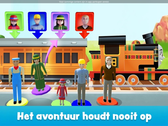 Thomas en vriendjes: Rails iPad app afbeelding 5