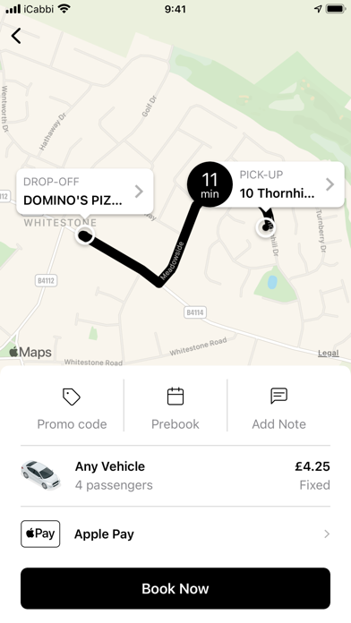 MI Taxis Ltd Screenshot