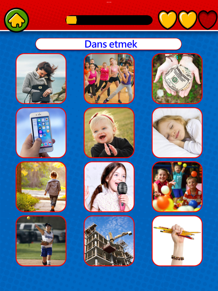 Game to learn Turkish Voca