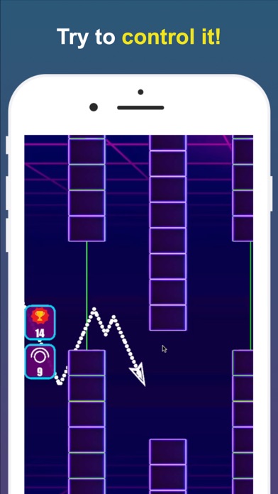 Neon Blade: Casual Game Screenshot