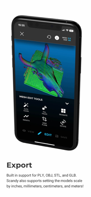 ‎Scandy Pro: 3D Scanner, 3D App Screenshot