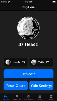 How to cancel & delete coin flip - coin tossing app 3