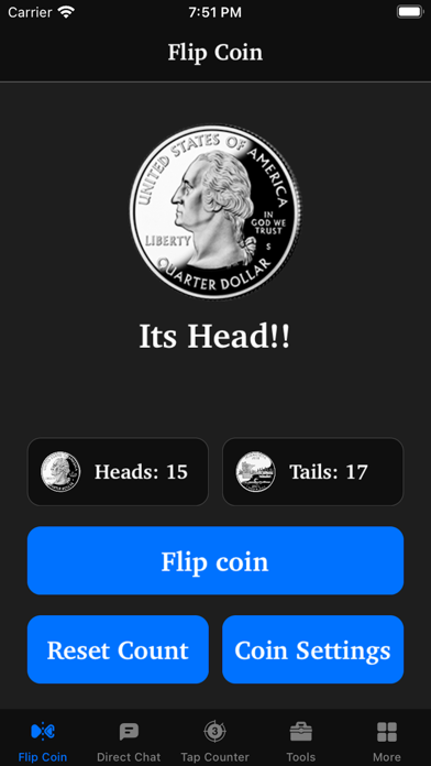 Coin Flip - Coin Tossing Appのおすすめ画像1