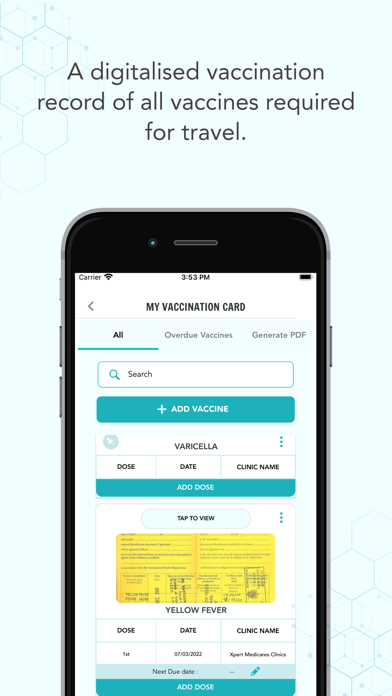 Travel Health Companion Screenshot
