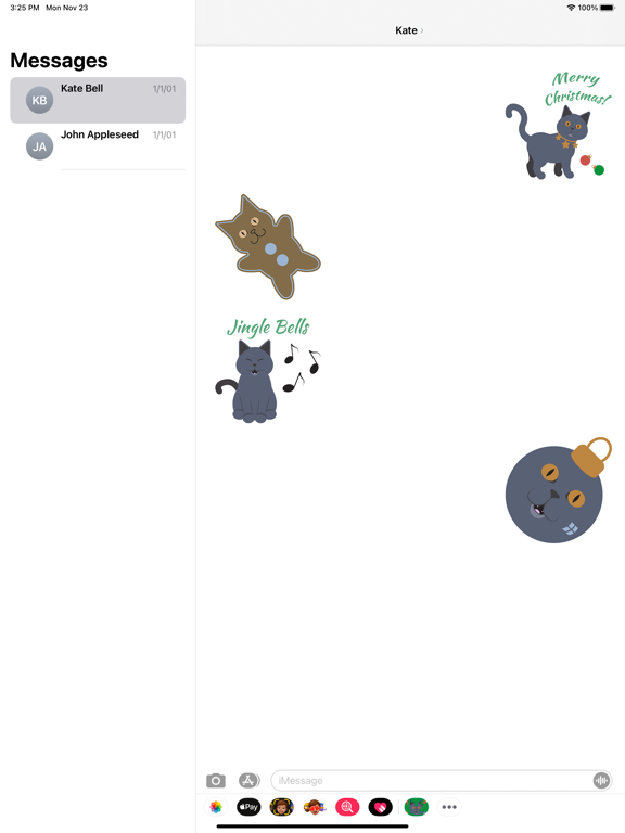 Screenshot #5 pour Christmas Stickers Leo the Cat