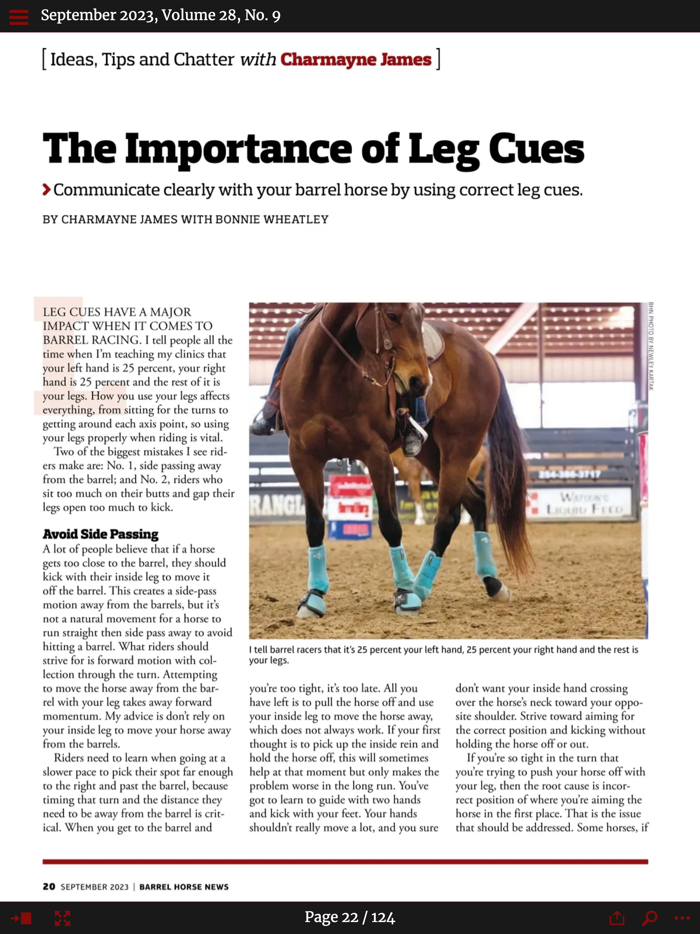 Barrel Horse News