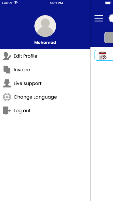 Oscar Driver App Screenshot