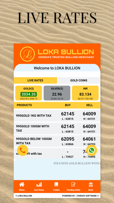 LOKA BULLION LIVE Screenshot