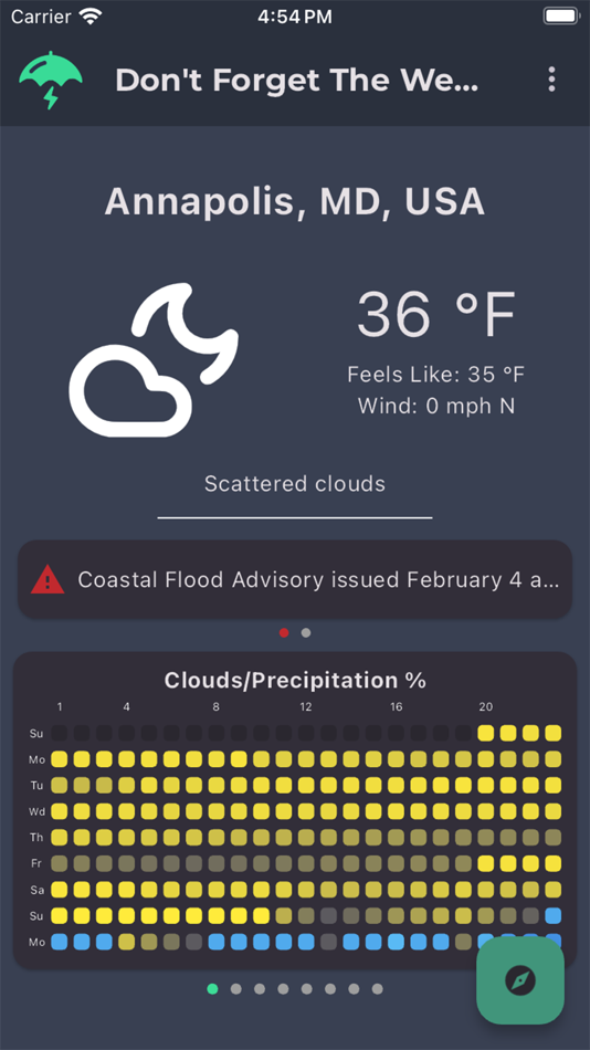 #1. Dont Forget The Weather (iOS) 由: Michael Jones