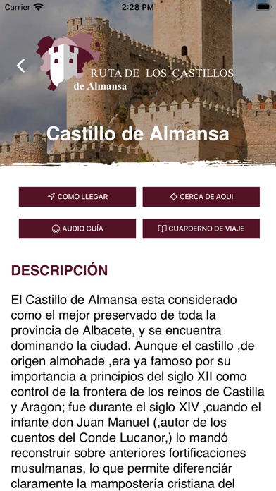 Castillos de Albacete Screenshot