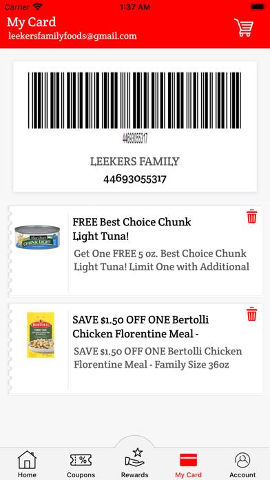 Leeker's Family Foods Screenshot