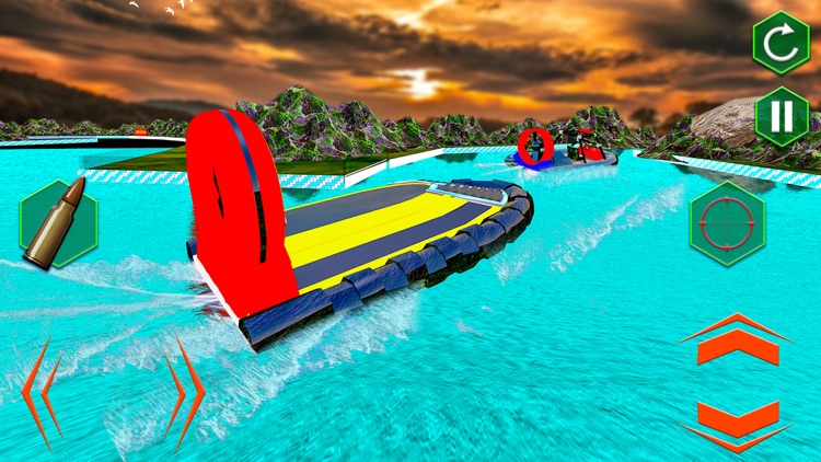 Hovercraft Boat Games screenshot-3