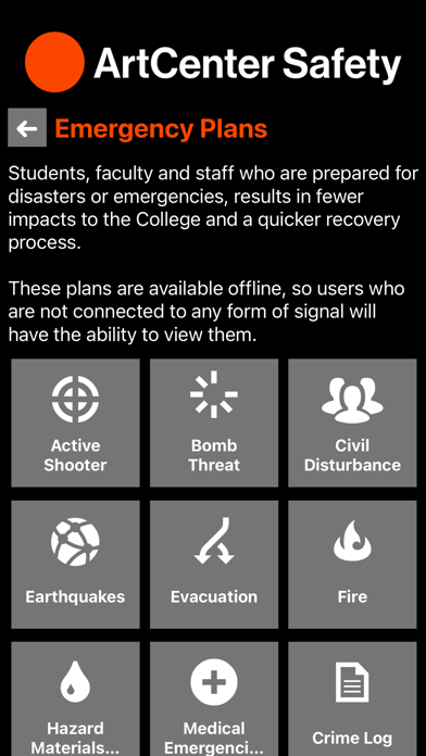 ArtCenter Safety Screenshot
