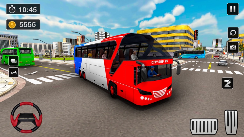 #6. Bus Driving and Bus Simulator (iOS) 来自: One Sider Games
