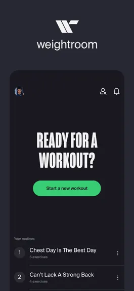 Game screenshot Weightroom Workout Tracker mod apk