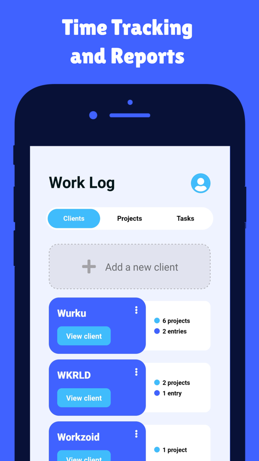 #1. Work Log - Work Time Tracking (iOS) 来自: Fitric