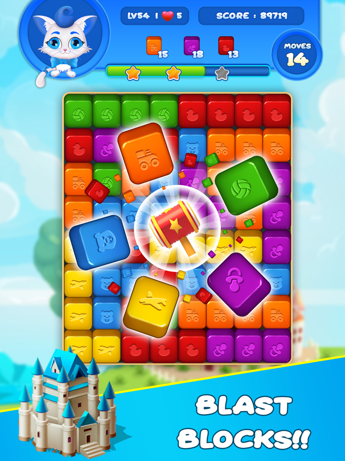 Pop Cubes  Match 2 and Blast
