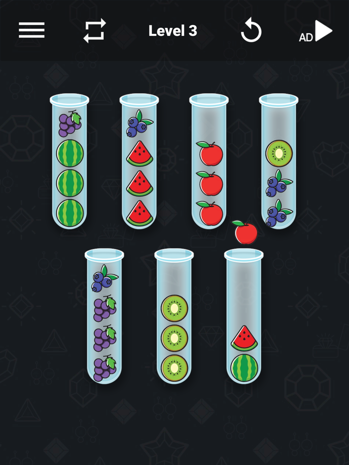 Watermelon Sort - Balls Puzzle