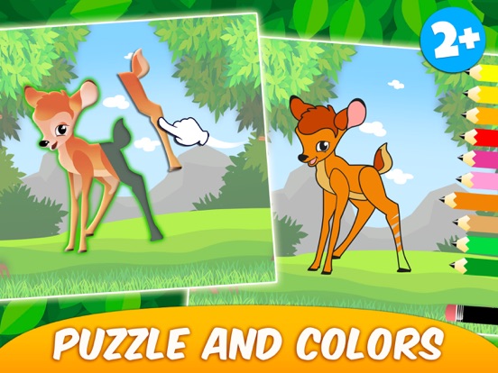 Forest:Toddlers Coloring Games