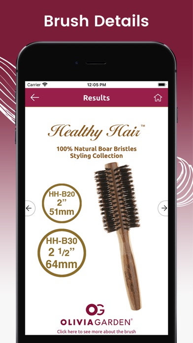 Hair Brush Guide Screenshot