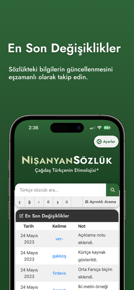 Nişanyan Sözlük screenshot 2