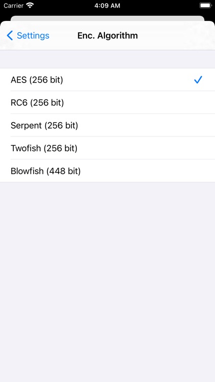 Paranoia File Encryption Lite screenshot-3