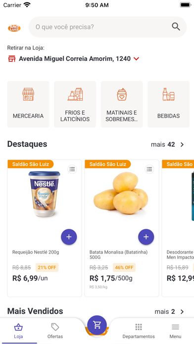 Supermercados São Luiz Screenshot