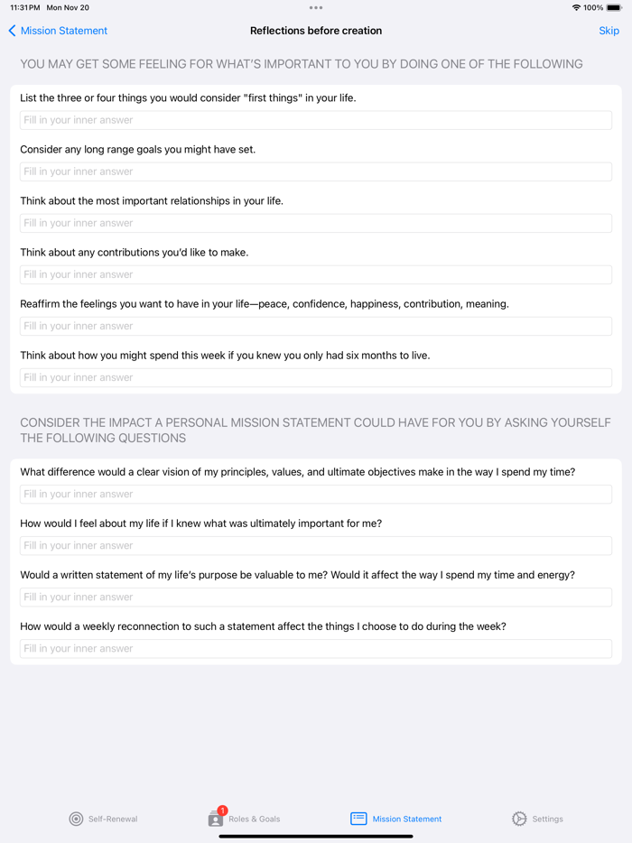 ReHabit  Focus Life Goals