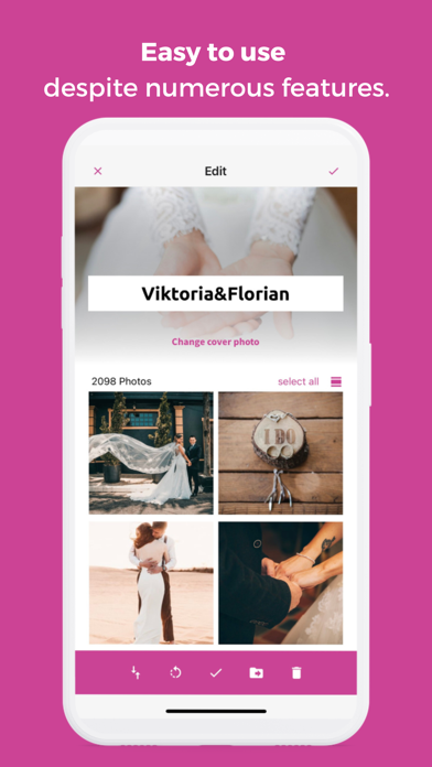 weddies - Wedding Photo App Screenshot