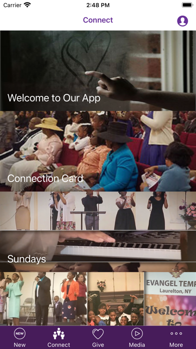 Evangel Temple, Inc iPhone screenshot 2 - Lifestyle app