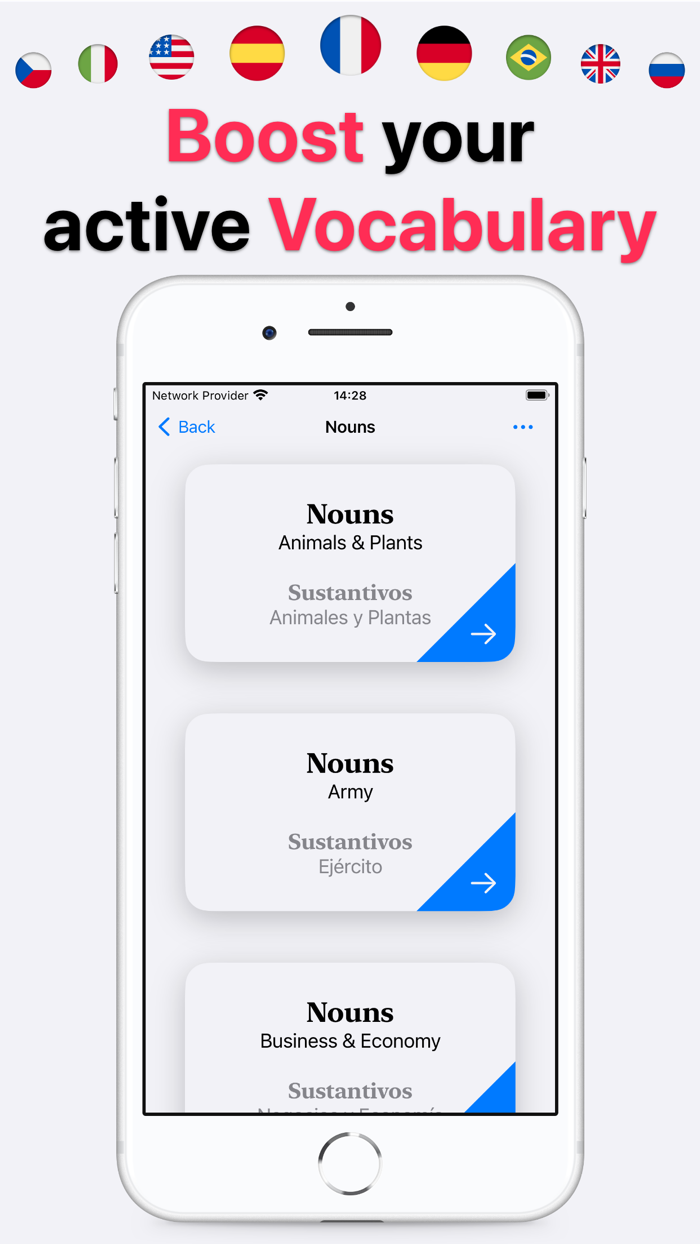 Flip - Vocabulary flashcards