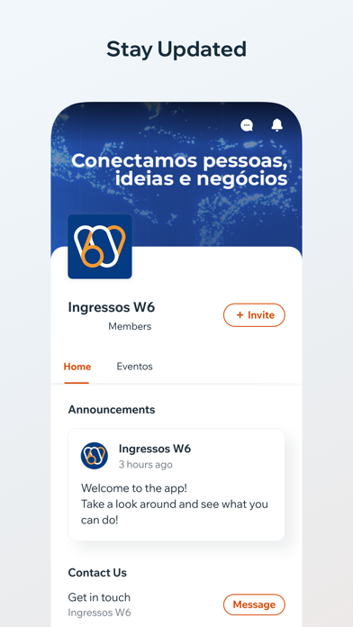 Ingressos W6 Screenshot