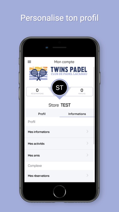 Twins Padel Screenshot