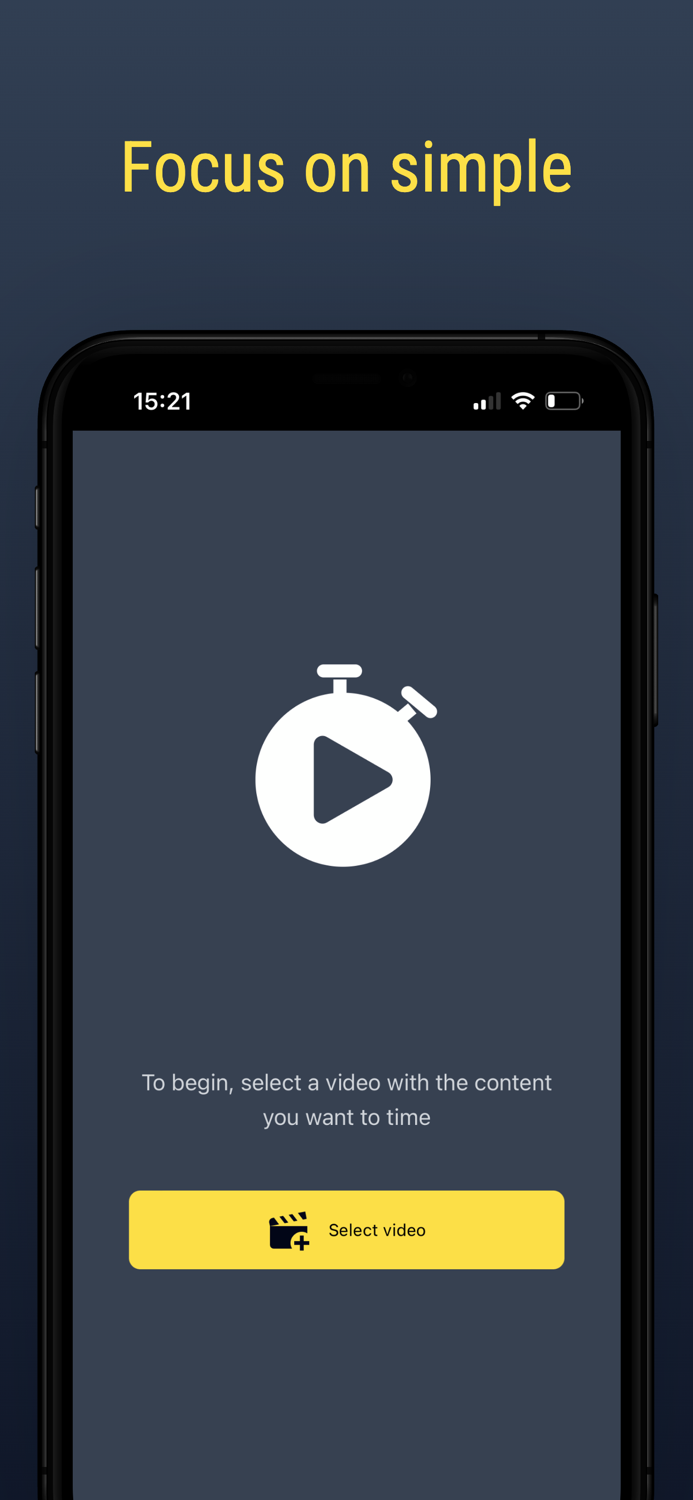 Sport Video Stopwatch