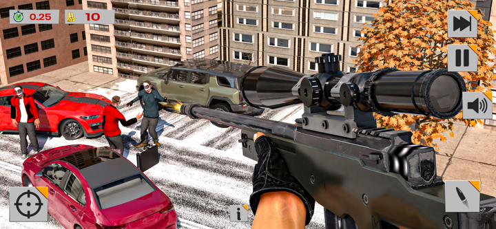 狙击射击枪 FPS 游戏 screenshot 3