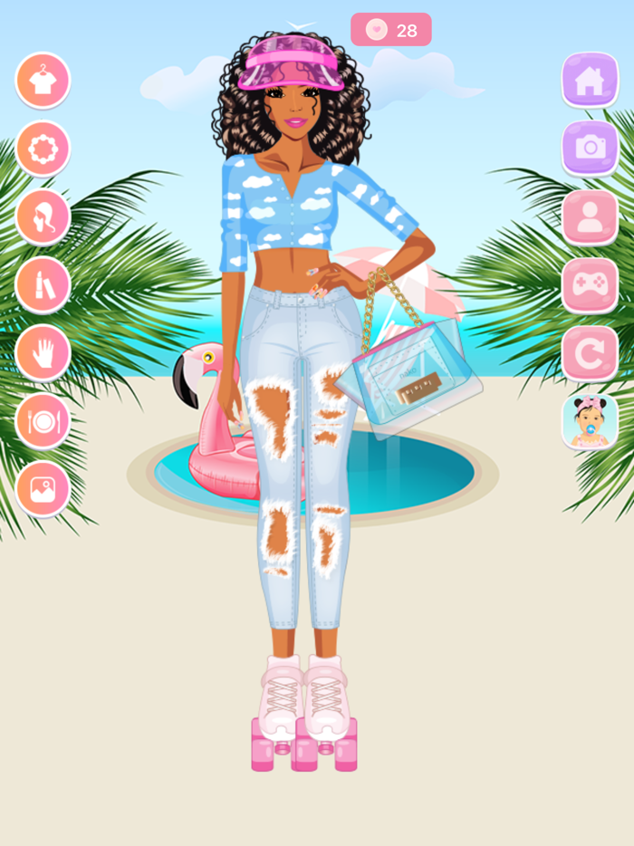 Fashion Girl Dress up Makeup