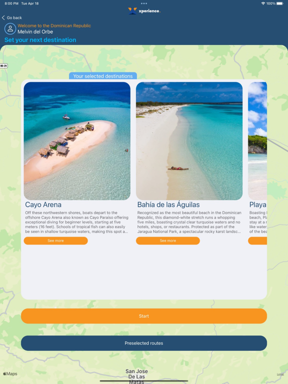 Xperience DR iPad screenshot 7 - Travel app
