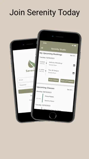 Serenity Bookings App screenshot 1