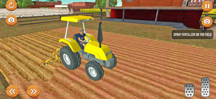Grow Farming Tractor Games 3D