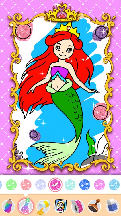 Princess coloring book drawing screenshot-4