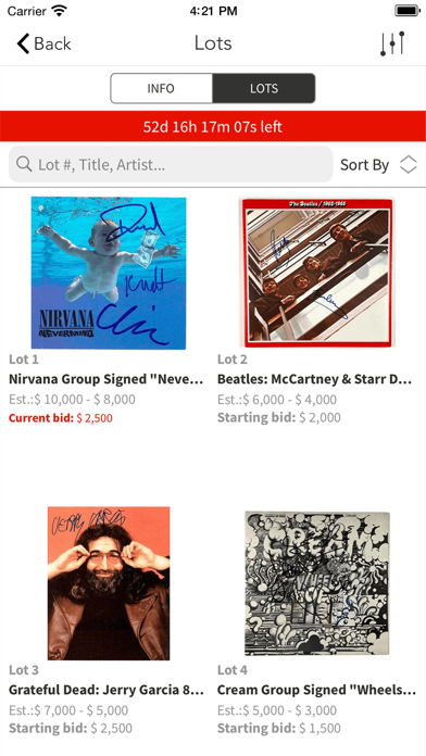 Eaton & Brennan Auctions Screenshot