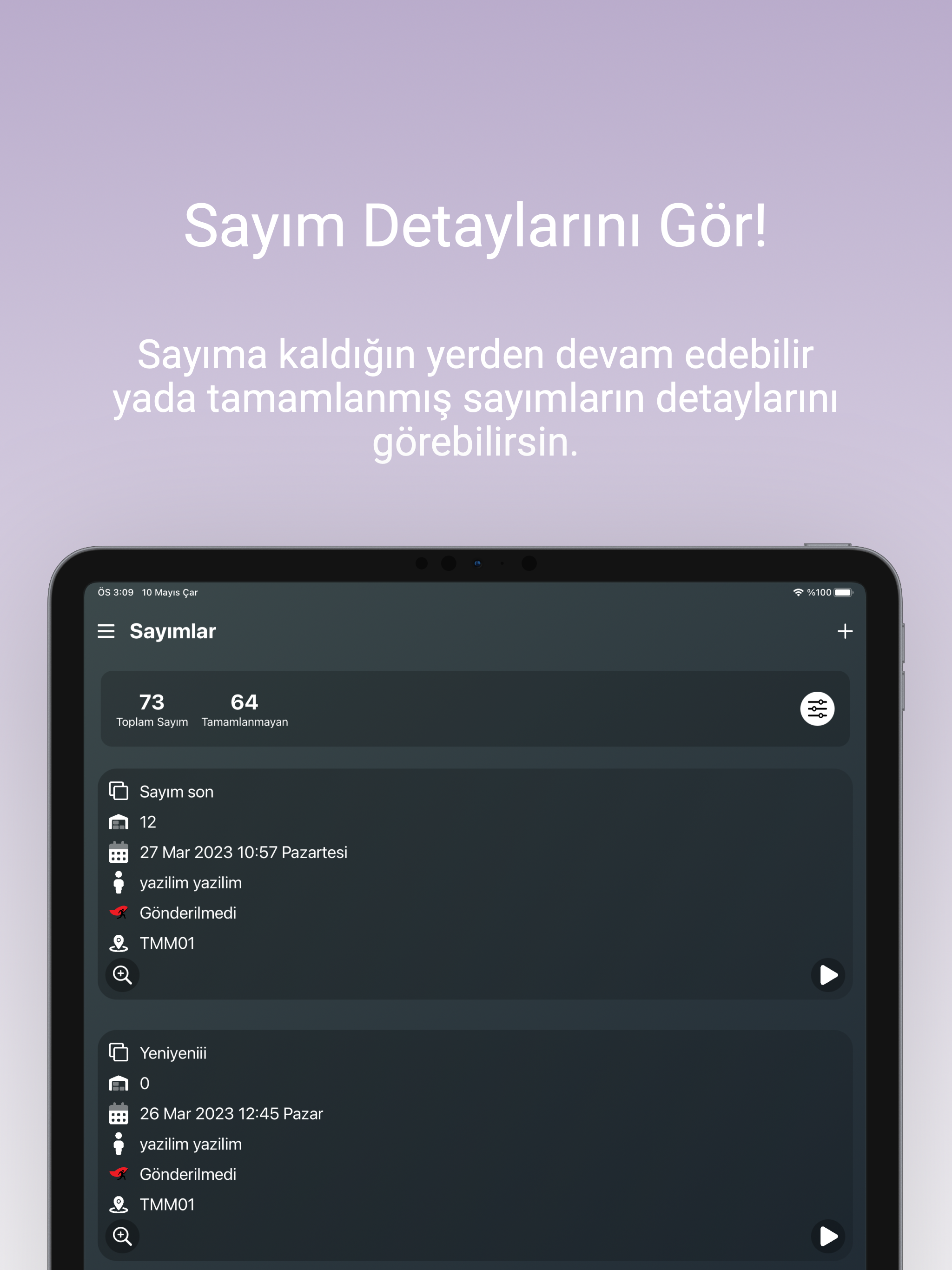 Entegre Sayım
