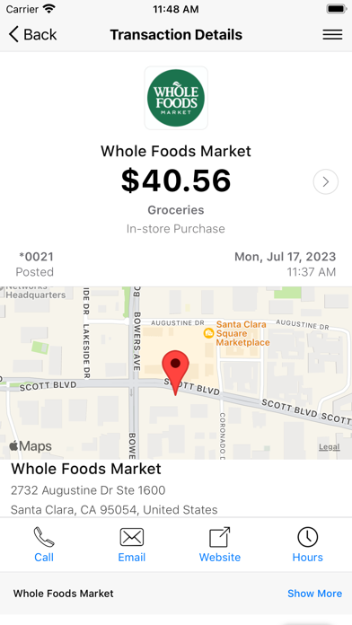 Financial Center Wallet Screenshot