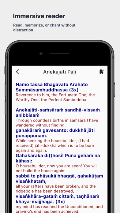 Pa-auk Paritta Chants Screenshot