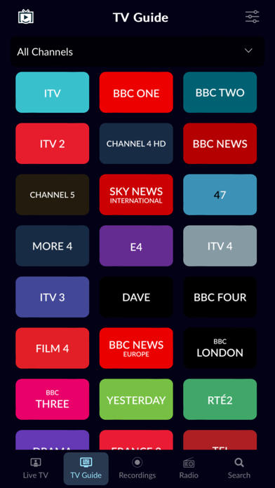 TeeVeeing Screenshot